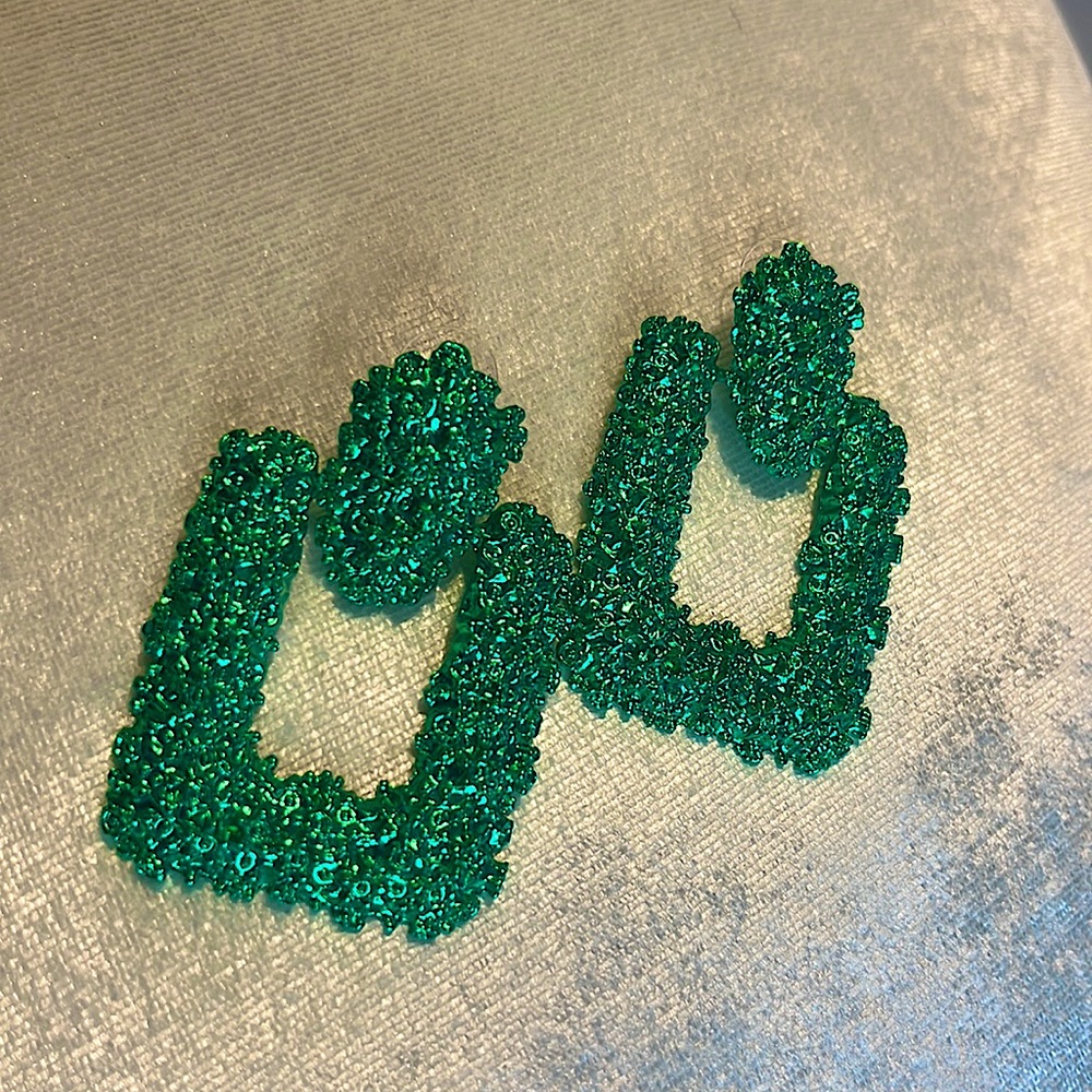 Emerald City earrings!